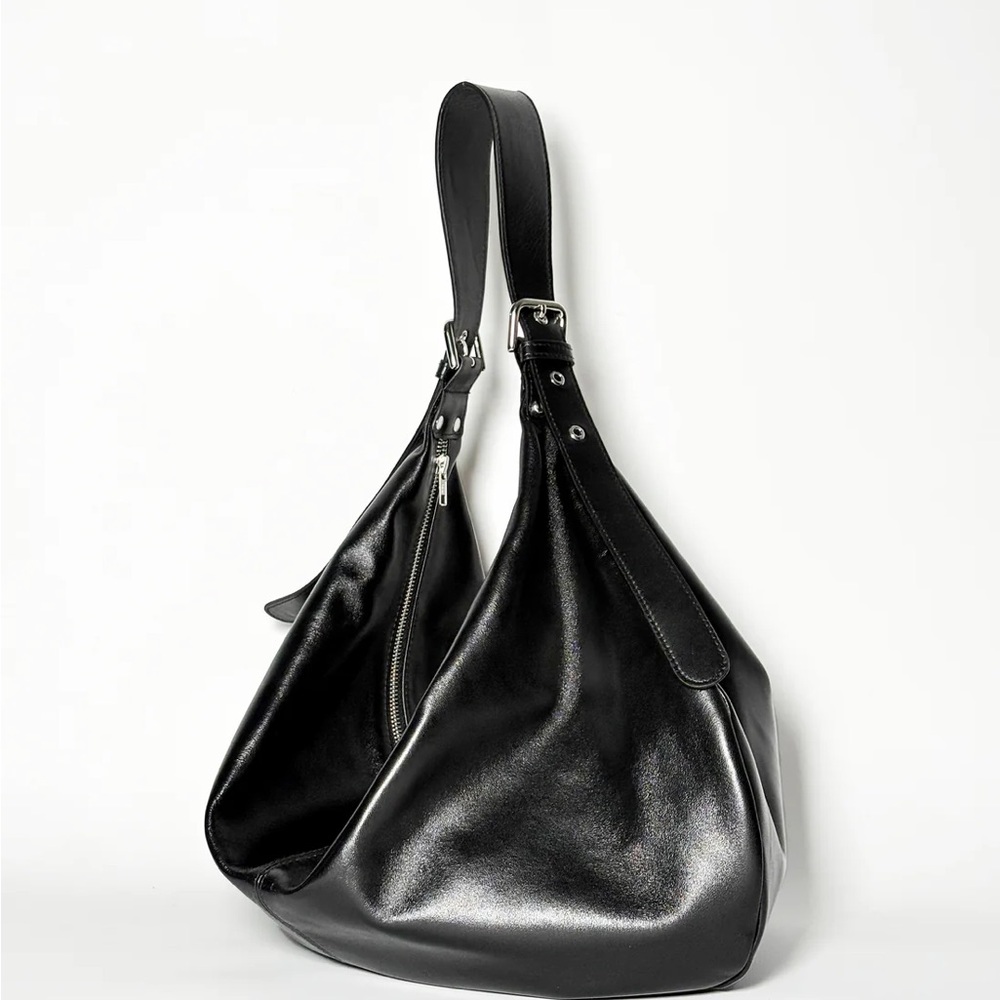Maketh Thou The 407 Moto Hobo in Black